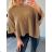 Sveter úpletový 3/4 rukáv dámsky (M/L ONE SIZE) TALIANSKA MÓDA IMD23773