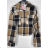 Kabátik krátky dlhý rukáv dámsky (S/M ONE SIZE) TALIANSKA MÓDA IMPBB2310024C3