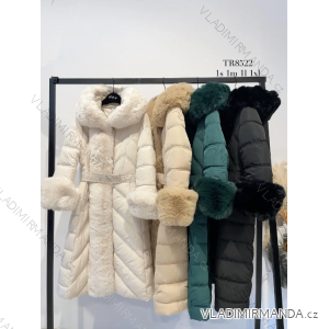 Kabát zimný dlhý rukáv dámsky (S-XL) TALIANSKA MÓDA IMPTI23TR8522