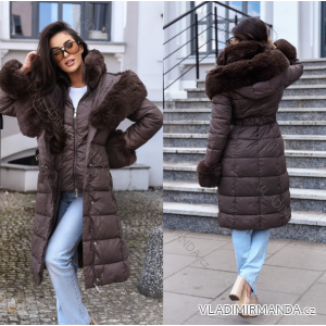 Kabát zimný dlhý rukáv dámsky (S-XL) TALIANSKA MÓDA IMPTI23TR8526