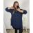 Košeľa oversize predĺžená dlhý rukáv dámska (2XL/3XL/4XL ONE SIZE) TALIANSKA MODA IMD23488/DUR 3XL / 4XL smaragdová