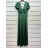 Šaty dlhé spoločenské krátky rukáv dámske nadrozmer (XL/2XL BIG SIZE) TALIANSKA MÓDA IMPSH245441A zlatá XL/2XL