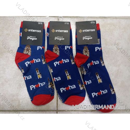 Ponožky veselé praha pánske (38-40,41-43,44-46) POĽSKÁ MÓDA DPP23008