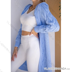 Cardigan pletený dlhý rukáv dámska (S/M ONE SIZE) TALIANSKA MÓDA IMPSH233091