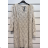 Cardigan pletený dlhý rukáv dámska (S/M ONE SIZE) TALIANSKA MÓDA IMPSH233091