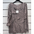 Tunika oversize dlhý rukáv dámska (S/M ONE SIZE) TALIANSKA MÓDA IMPSH231202H