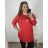 Tunika dlhý rukáv dámska nadrozmer (3XL/4XL/5XL ONE SIZE) TALIANSKA MóDA IM423550