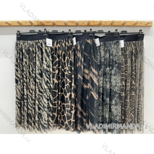 Sukňa dlhá dámska (S/M ONE SIZE) TALIANSKA MÓDA IMPDY23HUAX23633