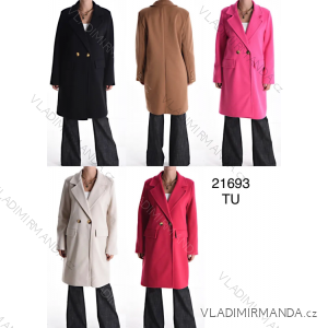 Kabát flaušový dlhý rukáv dámsky (S/M ONE SIZE) TALIANSKA MÓDA IMPDY23XINH21693