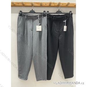 Nohavice elegantné dlhé dámske (S/M ONE SIZE) TALIANSKA MÓDA IMPDY23MDUE23678