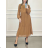 Šaty dlhé elegantný dlhý rukáv dámske (S/M ONE SIZE) TALIANSKA MÓDA IMPDY23JR33136