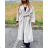 Kabát flaušový dlhý rukáv dámsky (S/M ONE SIZE) TALIANSKA MÓDA IMPDY23WANC4407