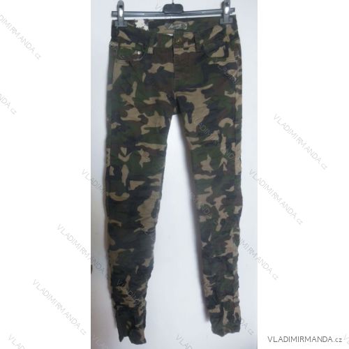 Nohavice dámske maskáč (34-44) SMILING JEANS W799