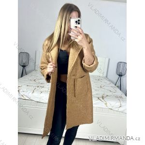 Kabát flaušový baránok dámsky (S/M ONE SIZE) TALIANSKA MóDA IM3239828