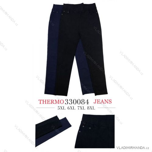 Džegíny dlhé teplé dámske nadrozmer (5XL-8XL) MIEGO MIE23330084