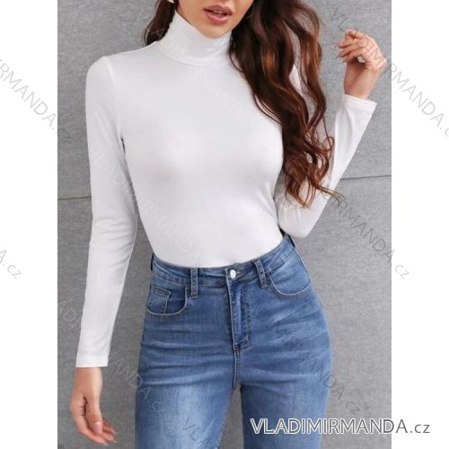 Tričko s rolákom dlhý rukáv dámske (S/M ONE SIZE) TALIANSKA MÓDA IMWGB234063