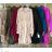 Šaty elegantný dlhý rukáv dámske (S/M ONE SIZE) TALIANSKA MÓDA IMWAA234065