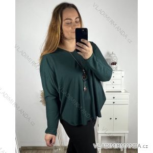 Tunika dlhý rukáv dámska nadrozmer (3XL/4XL/5XLONE SIZE) TALIANSKA MóDA IM323ALDA