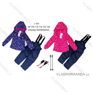 Súprava nohavice oteplováky a bunda s kapucňou detská dievčenská (98-128) XU kids PMWAX23J-333