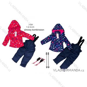 Súprava nohavice oteplováky a bunda s kapucňou detská dievčenská (1-5rokov) XU kids PMWAX23J-331