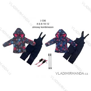 Súprava nohavice oteplováky a bunda s kapucňou detská dievčenská (4-12 rokov) XU kids PMWAX23J-336