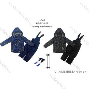 Súprava nohavice oteplováky a bunda s kapucňou detská chlapčenská (4-12 rokov) XU kids PMWAX23J-343
