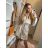 Kabátik flaušový krátky dámsky (S/M/L ONE SIZE) TALIANSKA MÓDA IMD22660 červená