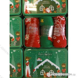 Ponožky teplé Vianočné pánske krabička 3 páry (39-42, 43-46) EMI ROSS ROS23002