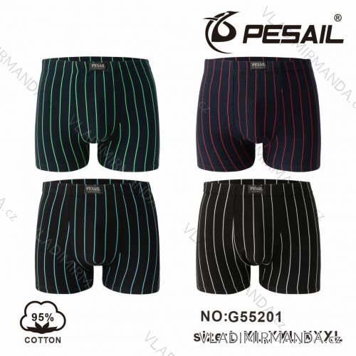 Boxerky bavlnené pánske (L-4XL) PESAIL PES23G55201
