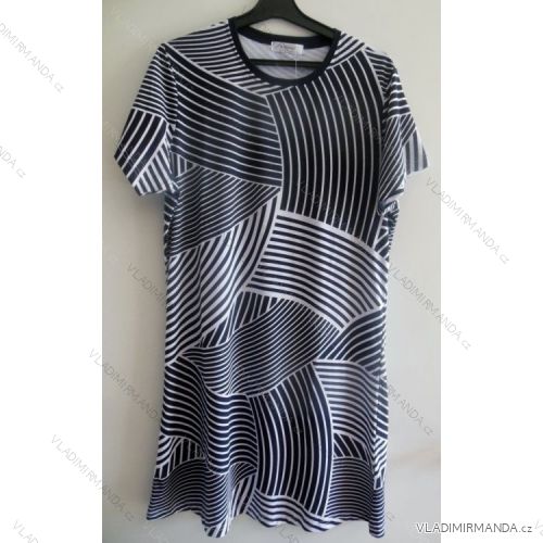 Košeľa nočná krátky rukáv dámska nadrozmerná (m-3XL) C-LEMON BL6103