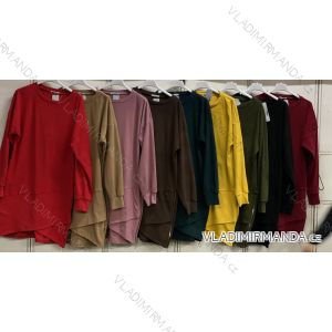 Šaty teplé dlhý rukáv dámske nadrozmer (XL/2XL ONE SIZE) TALIANSKA MóDA IMC23460