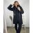 Kabát  na zip s kapucí dámsky nadrozmer (XL/2XL ONE SIZE) TALIANSKA MÓDA IM423JOLY