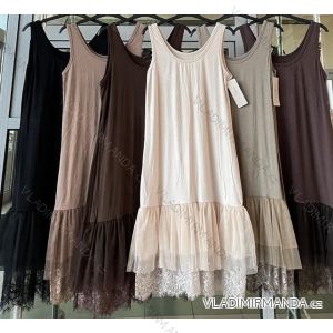 Šaty na ramienka dámske (S/M ONE SIZE) TALIANSKA MÓDA IMWAA234093
