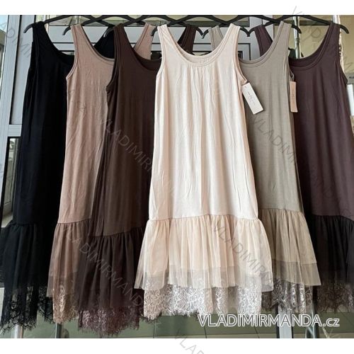 Šaty na ramienka dámske (S/M ONE SIZE) TALIANSKA MÓDA IMWAA234093