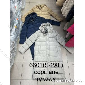 Kabát zimný s odopínateľnými rukávmi dámsky (S-2XL) TALIANSKA MÓDA POMWGM234184
