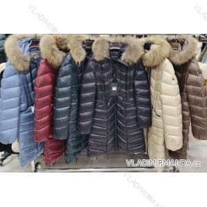 Kabát zimný s kožúškom dámsky (S-2XL) TALIANSKA MÓDA IMWWM23125