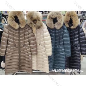 Kabát zimný s kožúškom dámsky (S-2XL) TALIANSKA MÓDA IMWWM23130