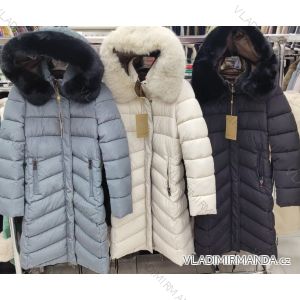 Kabát zimný s kožúškom dámsky (S-2XL) TALIANSKA MÓDA IMWWM23132