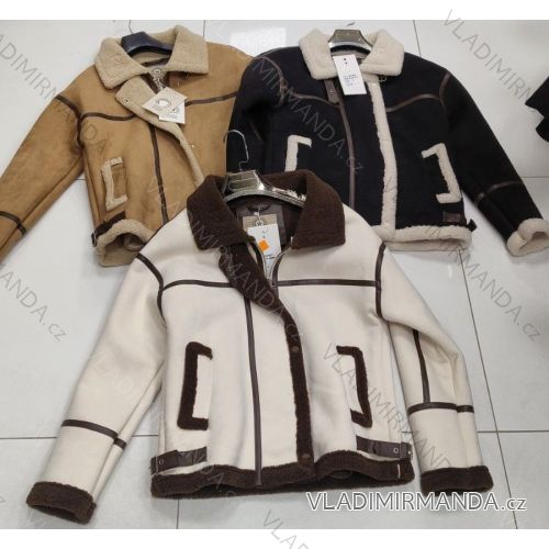 Bunda zimná s kožíškem dámska (S-2XL) TALIANSKA MÓDA IMWWM23145