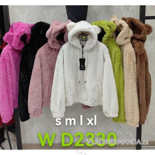 Bunda kožíšek dámska (S-XL) TALIANSKA MÓDA IMWWM23150