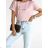 Tričko oversize krátky rukáv dámske PROSECCO (S/M/L ONE SIZE) TALIANSKA MÓDA IMD23807
