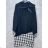Šaty elegantný dlhý rukáv dámske (S/M ONE SIZE) TALIANSKA MÓDA IMD23809