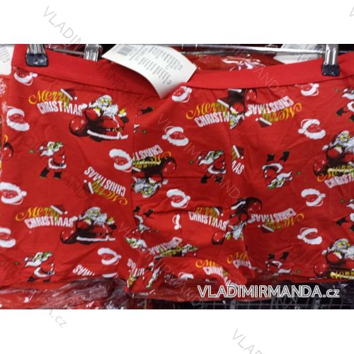 Boxerky veselé vianočné pánske (M-2XL) POLSKÁ MÓDA DPP238333