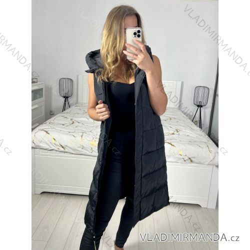 Vesta šusťáková dámska (S-XL) POĽSKÁ MÓDA PMW23H-886/01