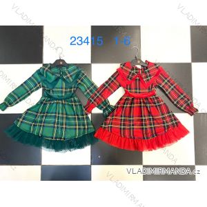 Šaty vianočné dlhý rukáv dojčenskej detské dievčenské (1-6 ROKOV) TALIANSKA MÓDA IMWHH2323415