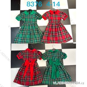 Šaty vianočné krátky rukáv dorast detské dievčenské (4-14 ROKOV) TALIANSKA MÓDA IMWHH238376