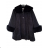 Kabát s kožúškom dlhý rukáv dámsky (S/M/L/XL ONE SIZE) TALIANSKA MODA IM423350