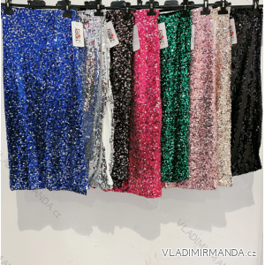 Sukňa dlhá flitrová dámska (S/M ONE SIZE) TALIANSKA MÓDA IMPMD2323206Y