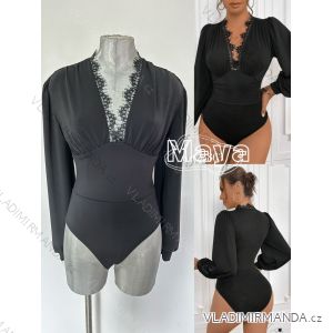 Body dlhý rukáv dámske (S/M ONE SIZE) TALIANSKA MÓDA IMWMY234348