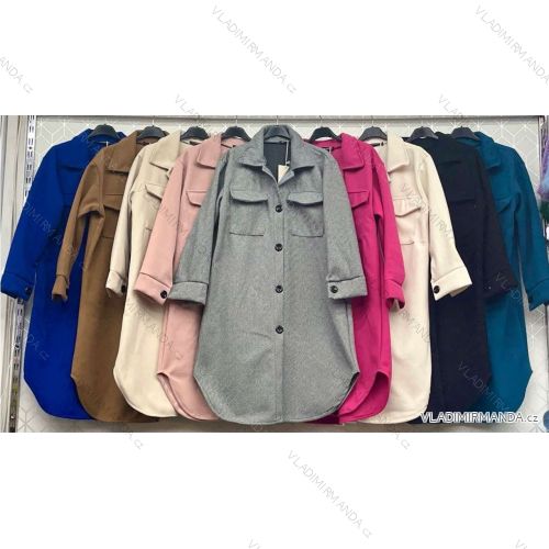 Kabátik dlhý rukáv dámsky (S/M ONE SIZE) TALIANSKA MÓDA IMWC234367